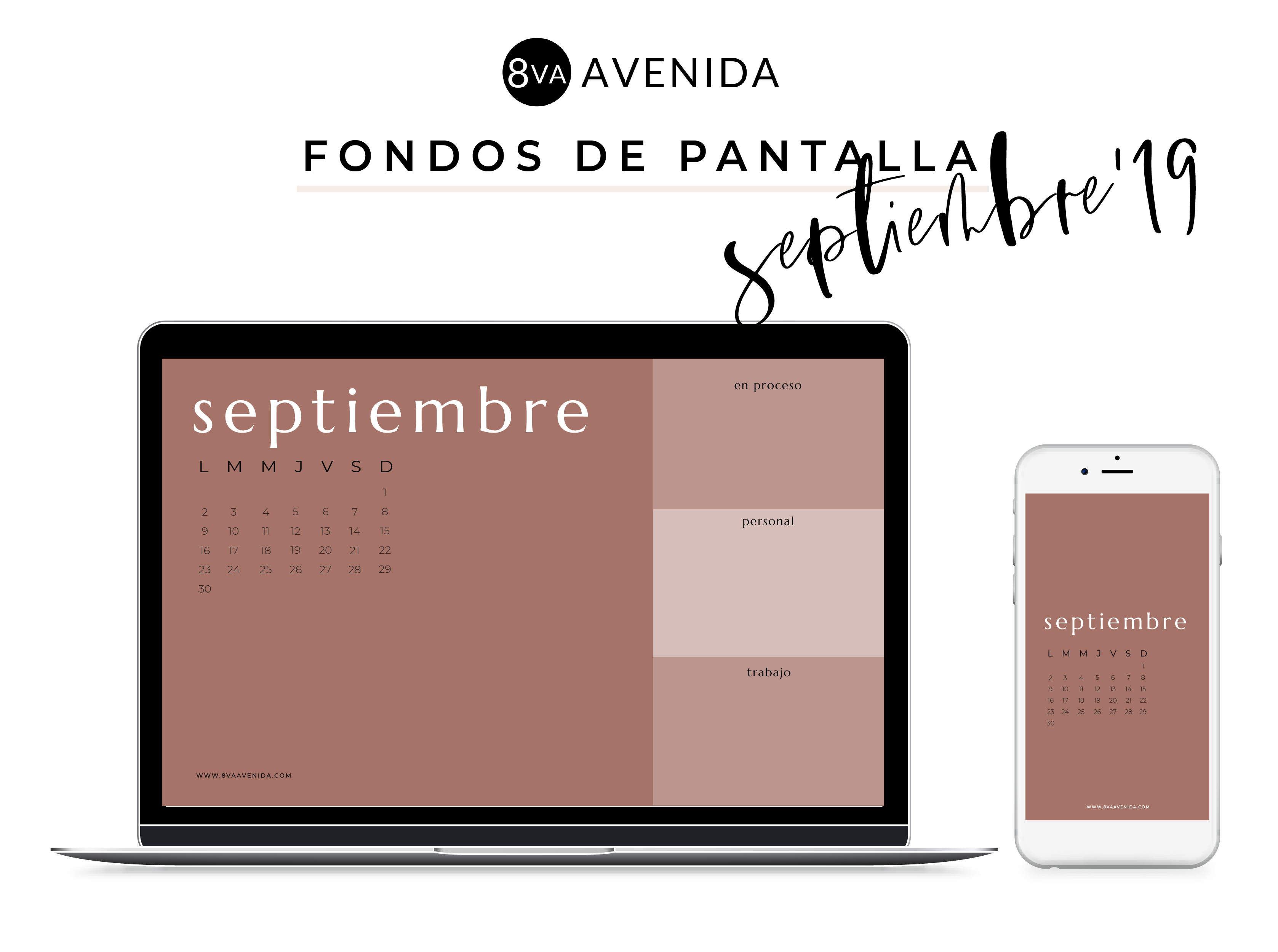 Fondos de pantalla Septiembre 2019 de 8va Avenida