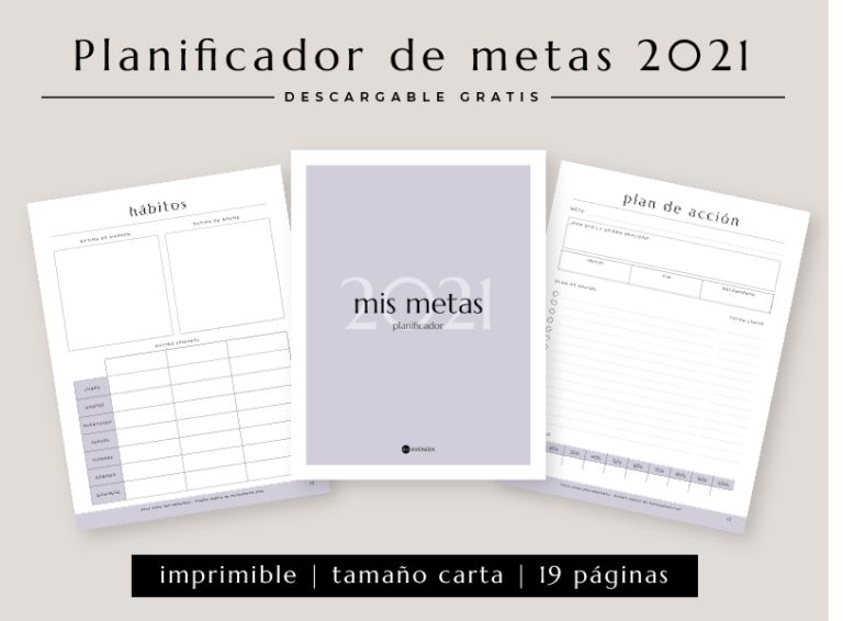 Planificador de metas 2021